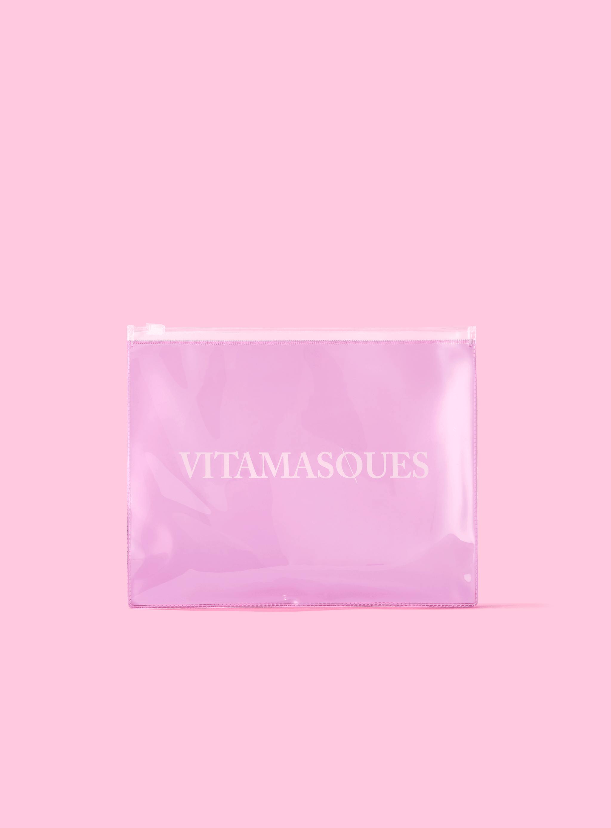VM Pink (PVC) Ziplock Pouch - Vitamasques