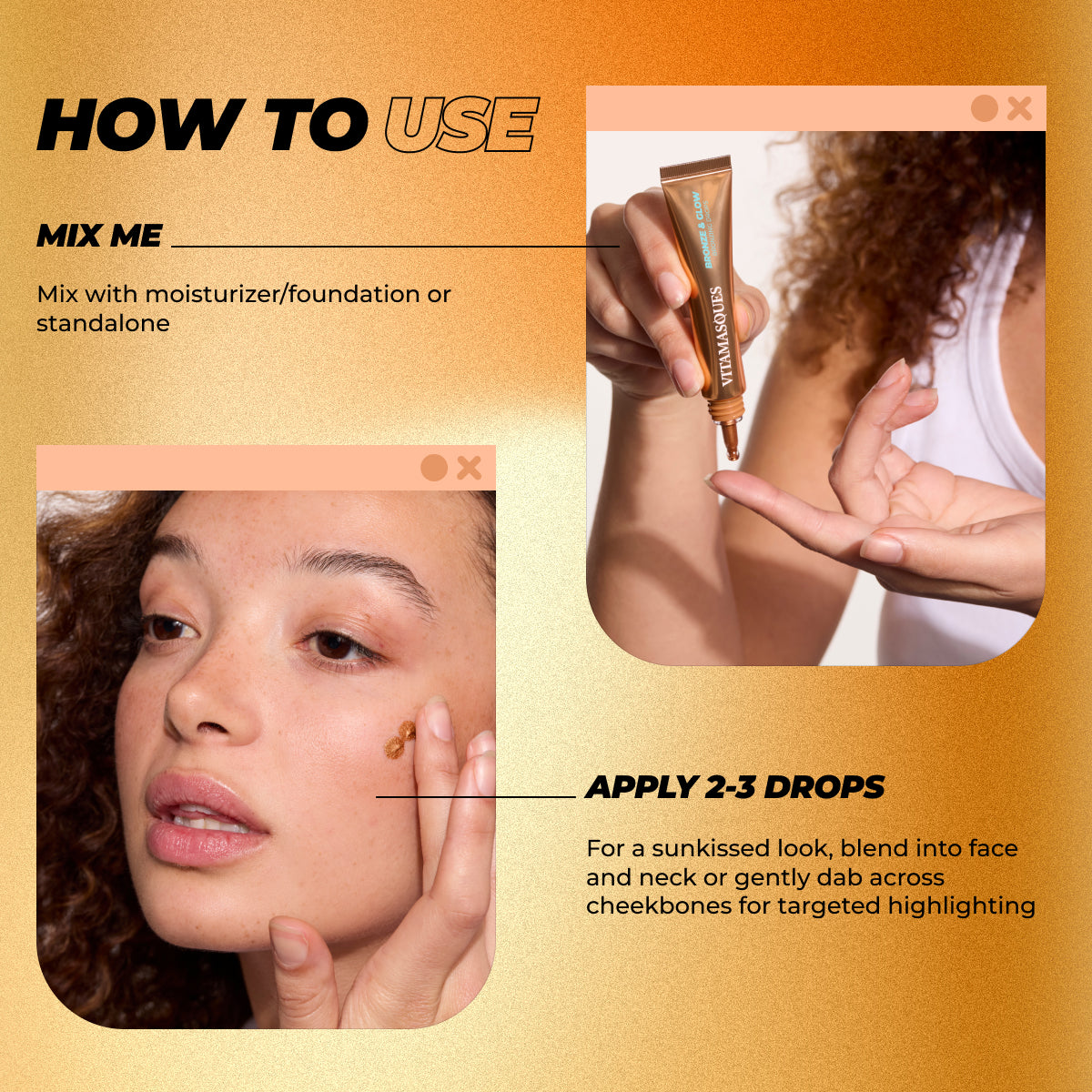 Bronzing Drops & Moisturizer: Mix Me Set