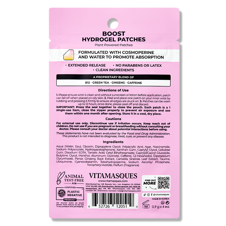 Boost Wellness - Hydrogel Energy Patches