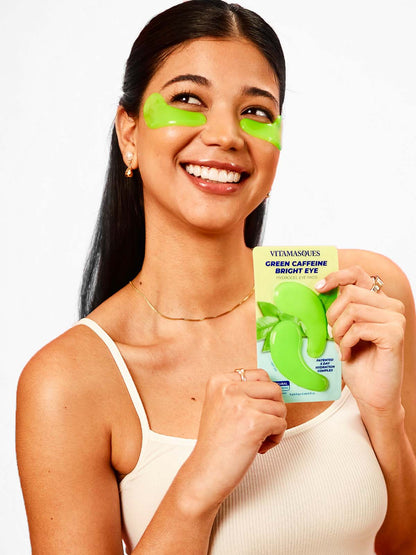 Bright Eye Green Caffeine Eye Pads