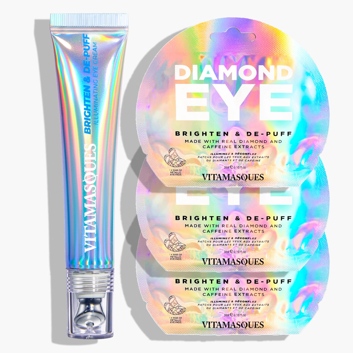 Diamond Eye Serum & Eye Pads Set