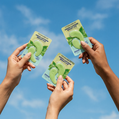 Bright Eye Green Caffeine Eye Pads
