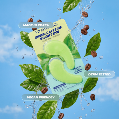 Bright Eye Green Caffeine Eye Pads