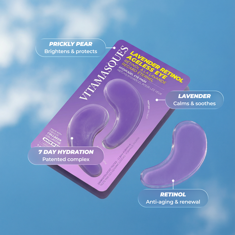 Lavender Retinol Ageless Eye Hydrogel Eye Pads