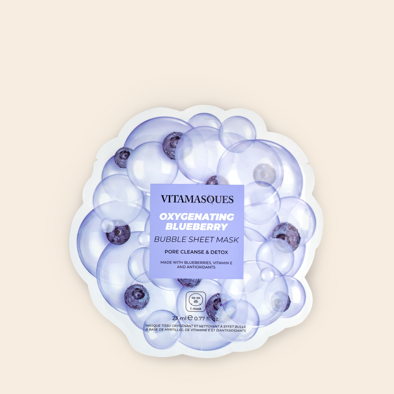 Oxygenating Blueberry Bubble Sheet Mask
