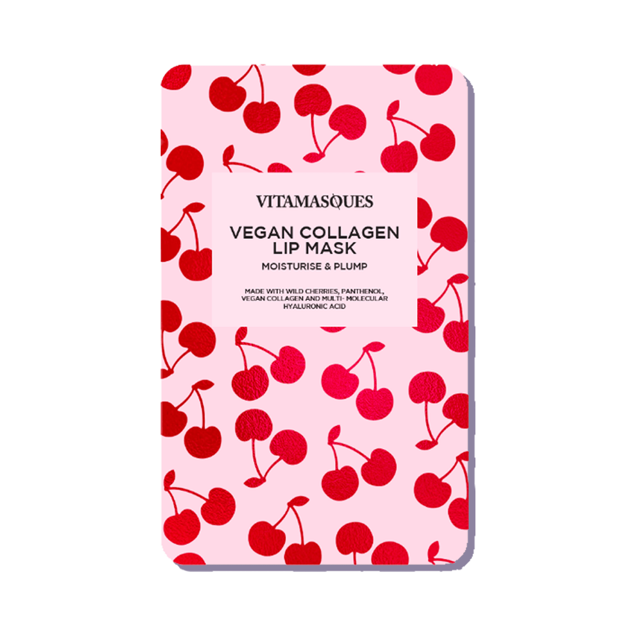 Cherry Vegan Collagen Lip Mask - Vitamasques