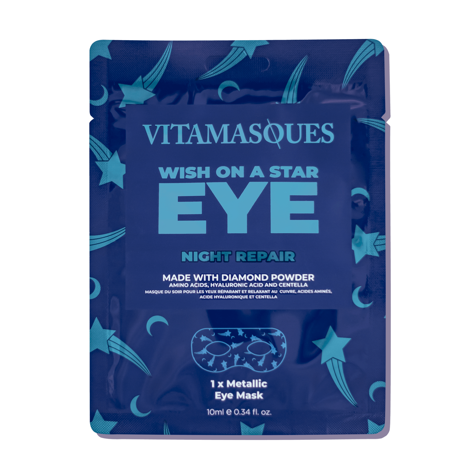 Wish On A Star Eye Night Repair Goggle Eye Sheet Mask - Vitamasques